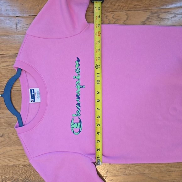 CHAMPION BRAND SIGNATURE GIRLS PINK SWEATSHIRT SIZE XL 16 - Picture 9 of 15